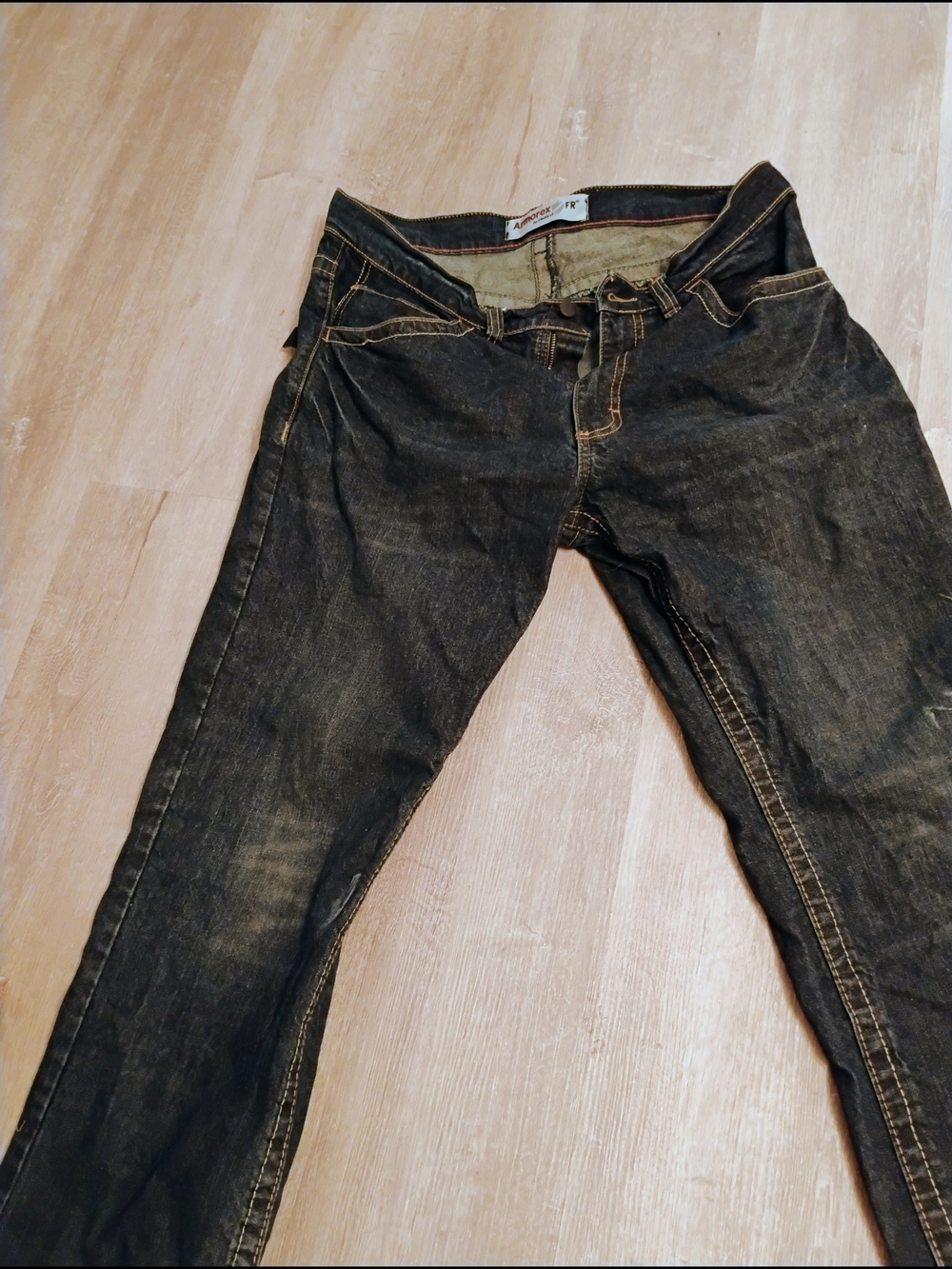 Men's Straight Jeans in Washed Black - Classic Straight Fit